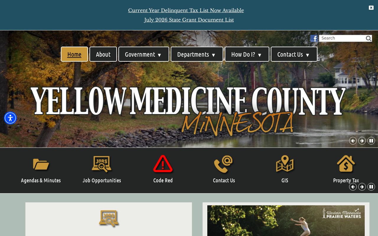 Yellow Medicine County court docket county government information