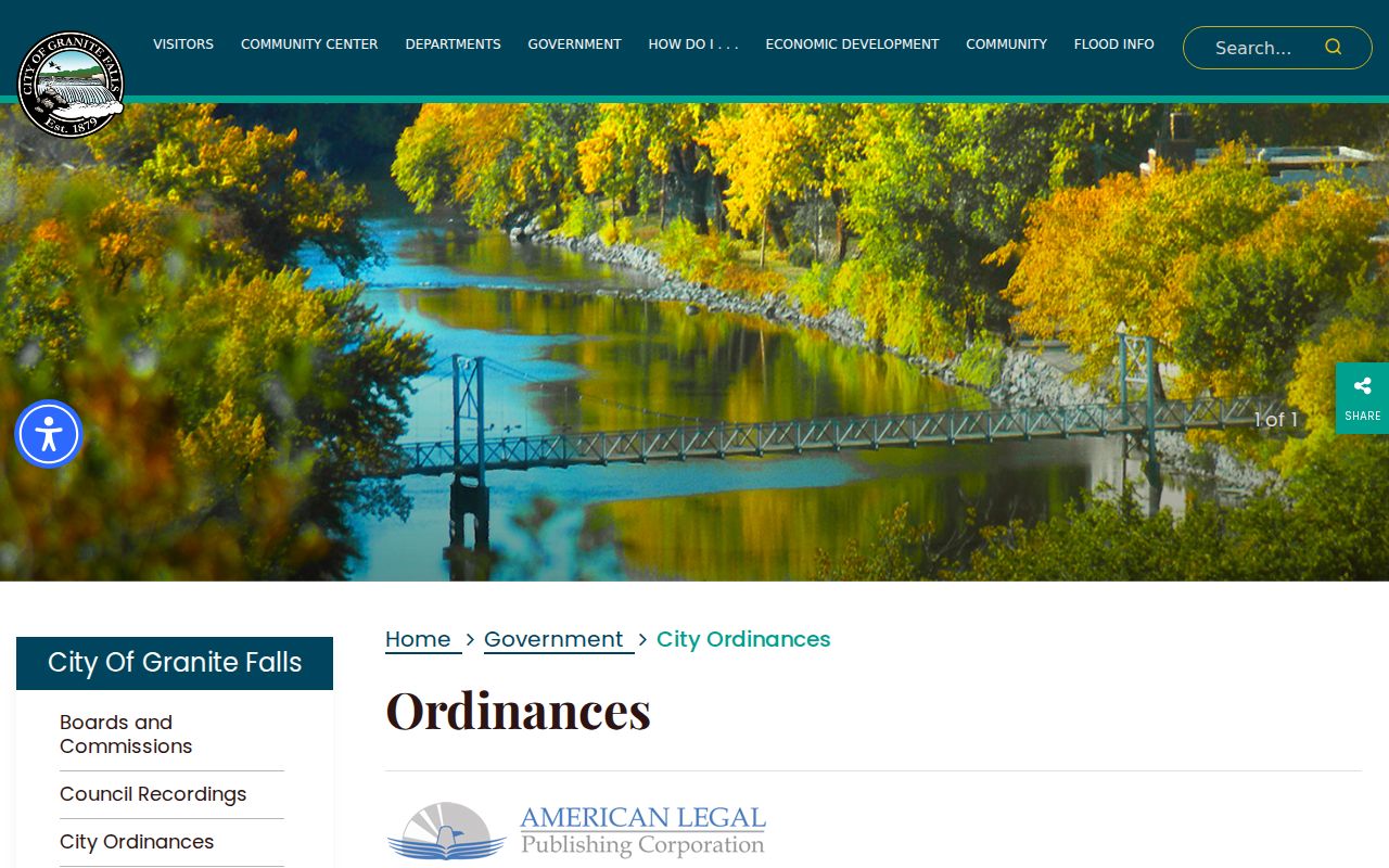 Granite Falls court records and city ordinance context